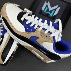 Nike Air Max 90 Gore-Tex Shoes White Lapis Hemp Black FD5810-100 Men's Sizes